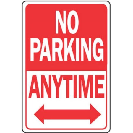 Hy-Ko Hy-Ko Products HW-1 12 x 18 in. Aluminum No Parking Sign 407940